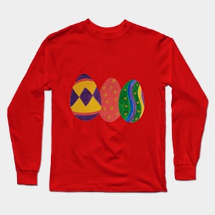 Dyed Easter Eggs design Long Sleeve T-Shirt